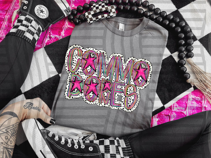 Brushstroke Dots DTF Print