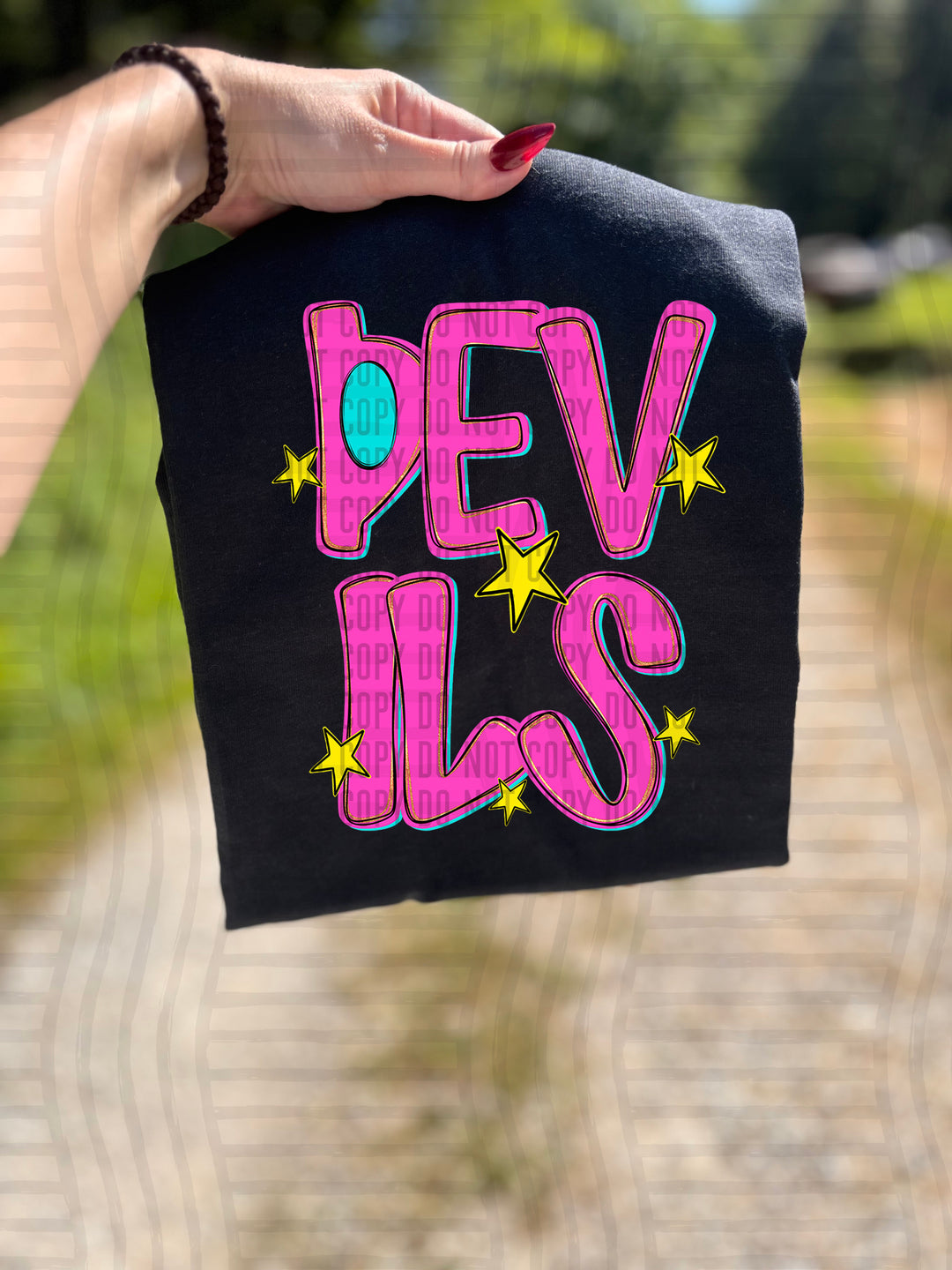 Pink Glow DTF Print