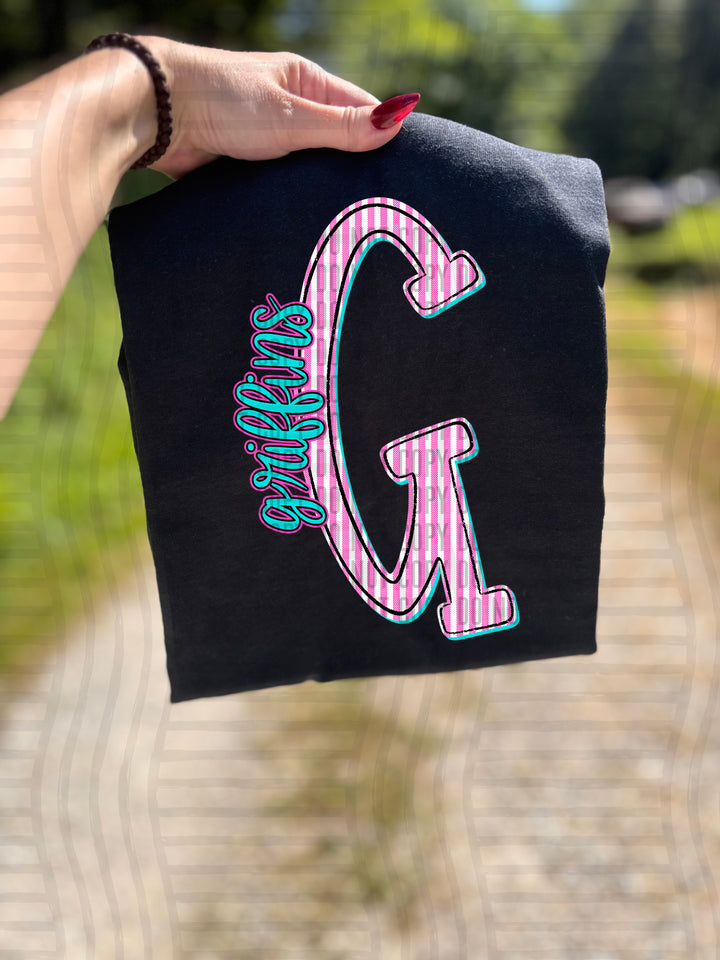 Mixy Pink Seersucker DTF Print