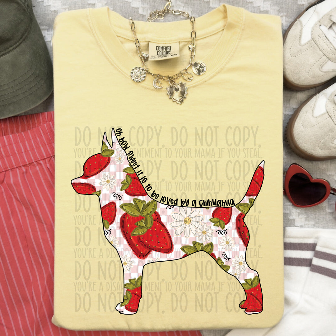 How Sweet Dog DTF Print