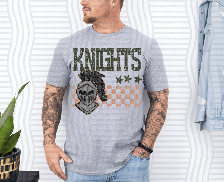 Camo Mascot Heads DTF Print