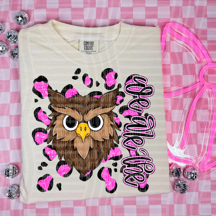Preppy Leopard Mascot Heads DTF Print