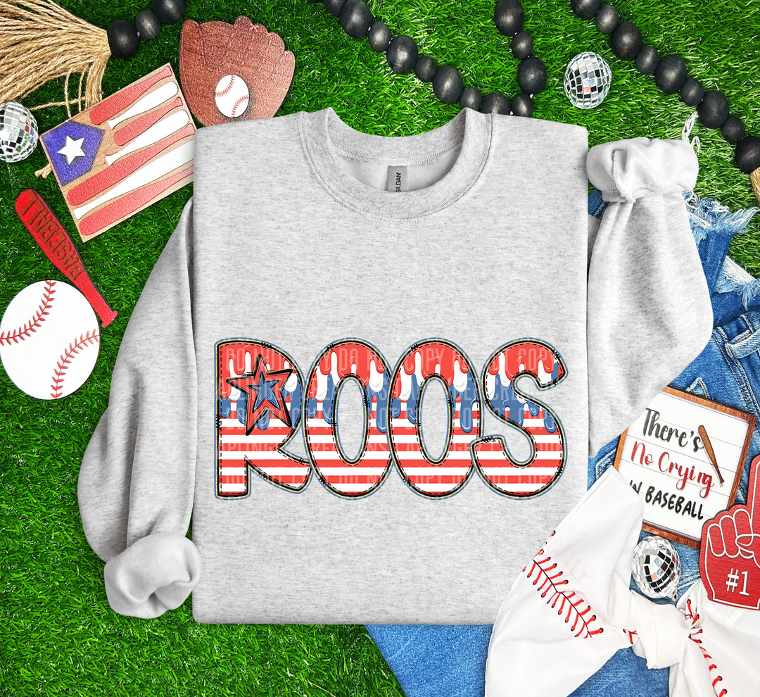 RWB Drip Mascots DTF Print