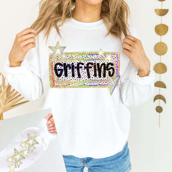 Dalmatian Rainbow SLEEVE DTF Print