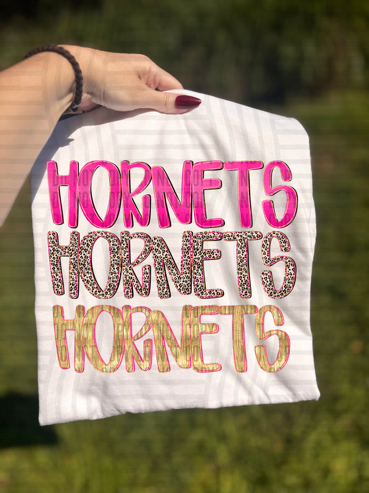 Pretty In Pink Triple Stacked DTF Print