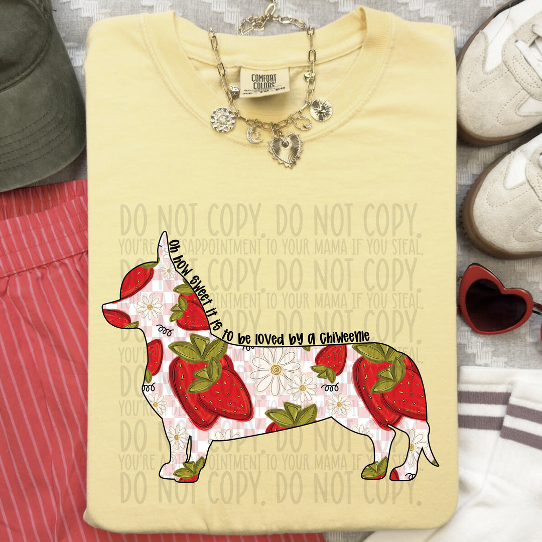 How Sweet Dog DTF Print