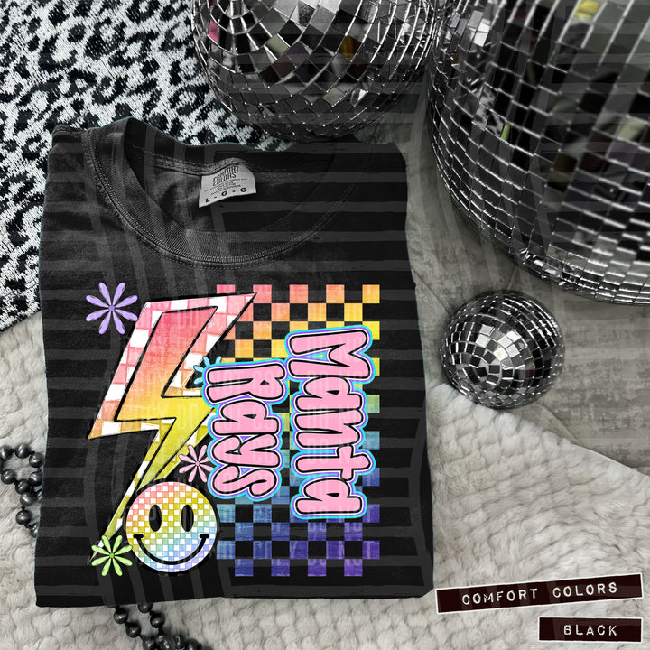 Smiley Side Bolt DTF Print