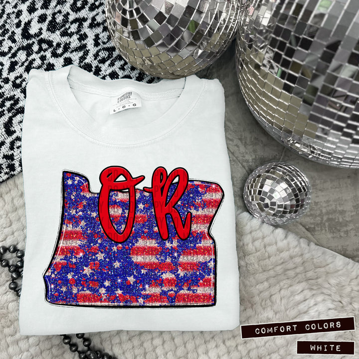 RWB States DTF Print