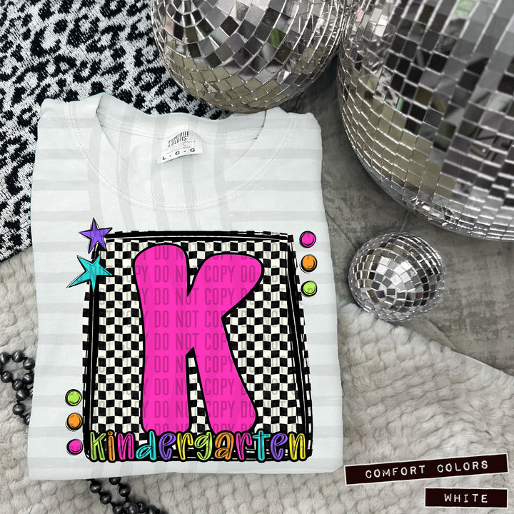 Bright Preppy Grades DTF Print