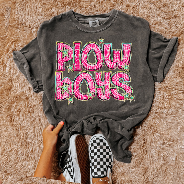 Pink Swirls DTF Print