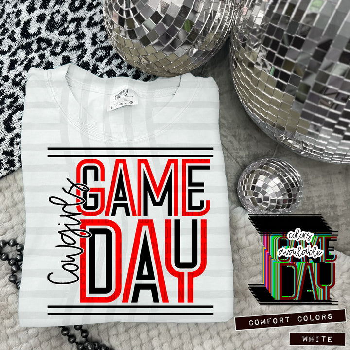 Two Toned Game Day DTF Print