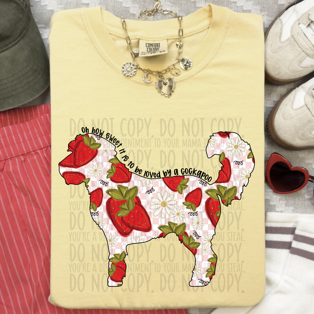 How Sweet Dog DTF Print