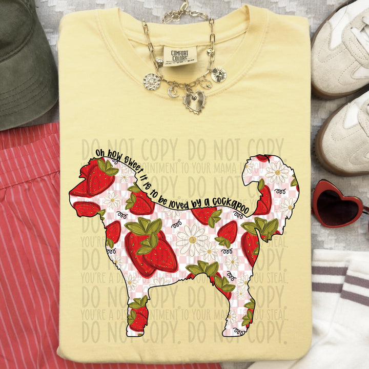 How Sweet Dog DTF Print