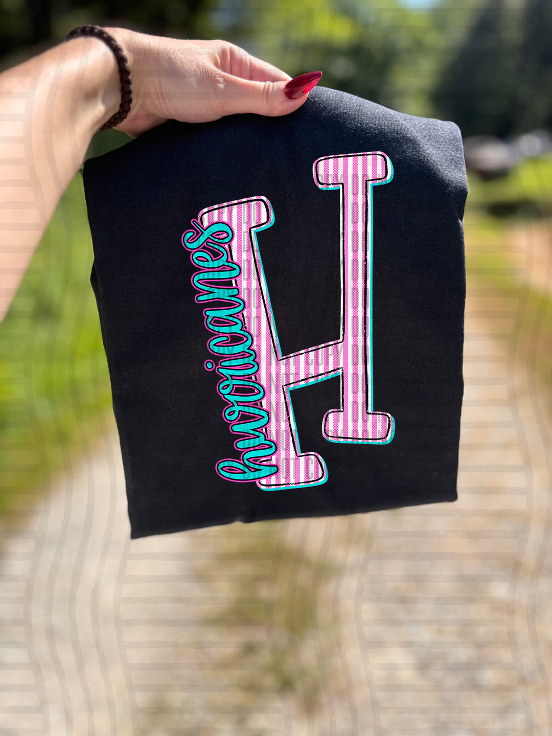 Mixy Pink Seersucker DTF Print