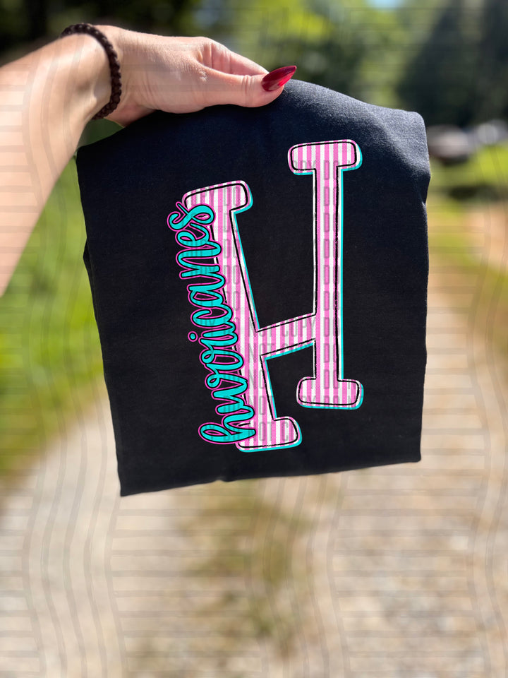 Mixy Pink Seersucker DTF Print