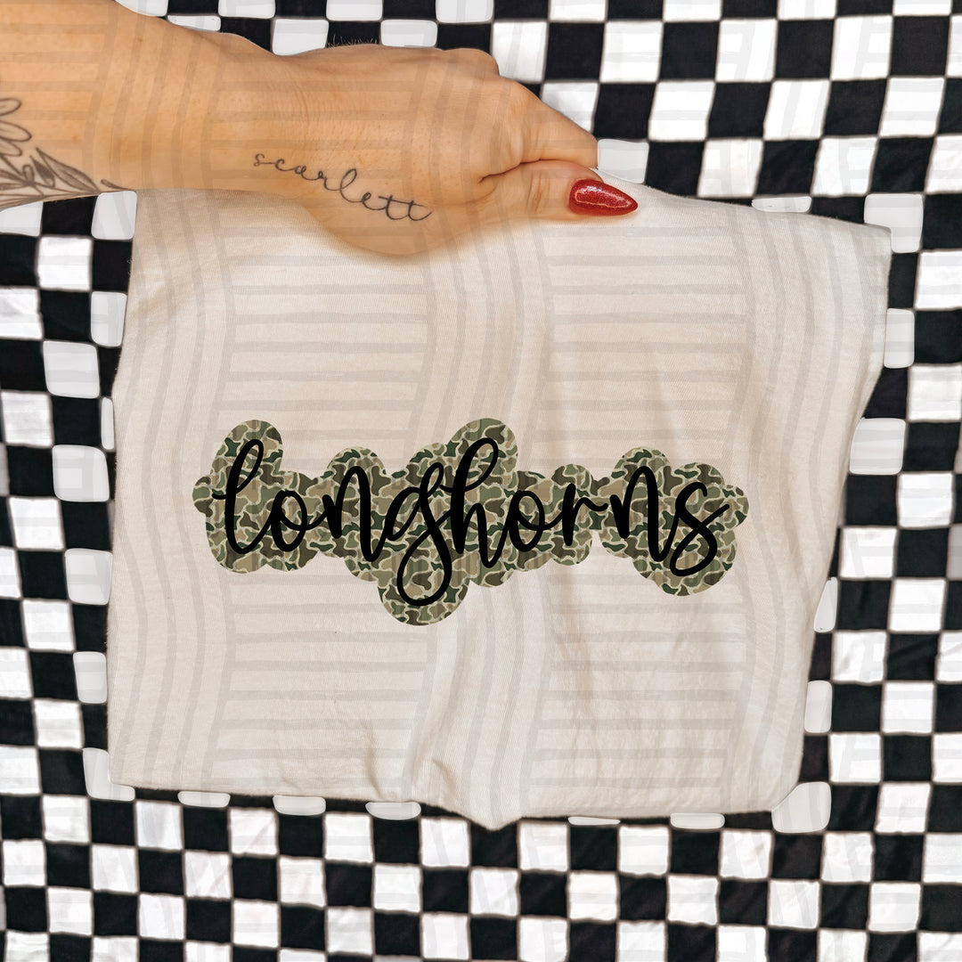 Camo Mascots DTF Print