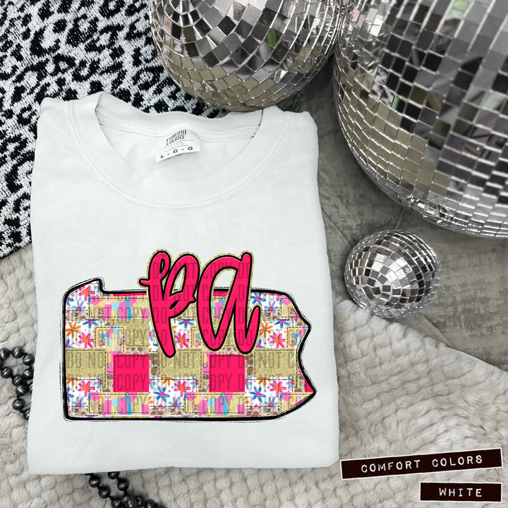 Patches States DTF Print