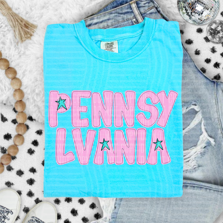 Seersucker States DTF Print