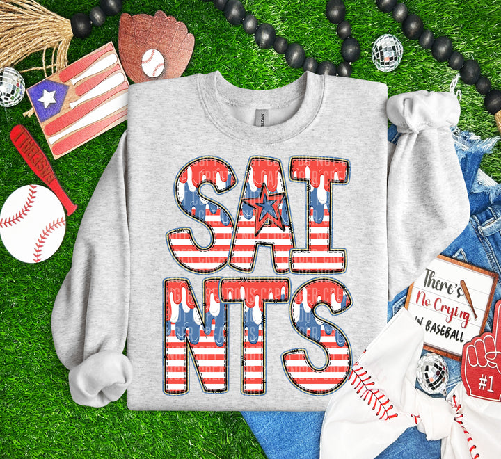 RWB Drip Mascots DTF Print