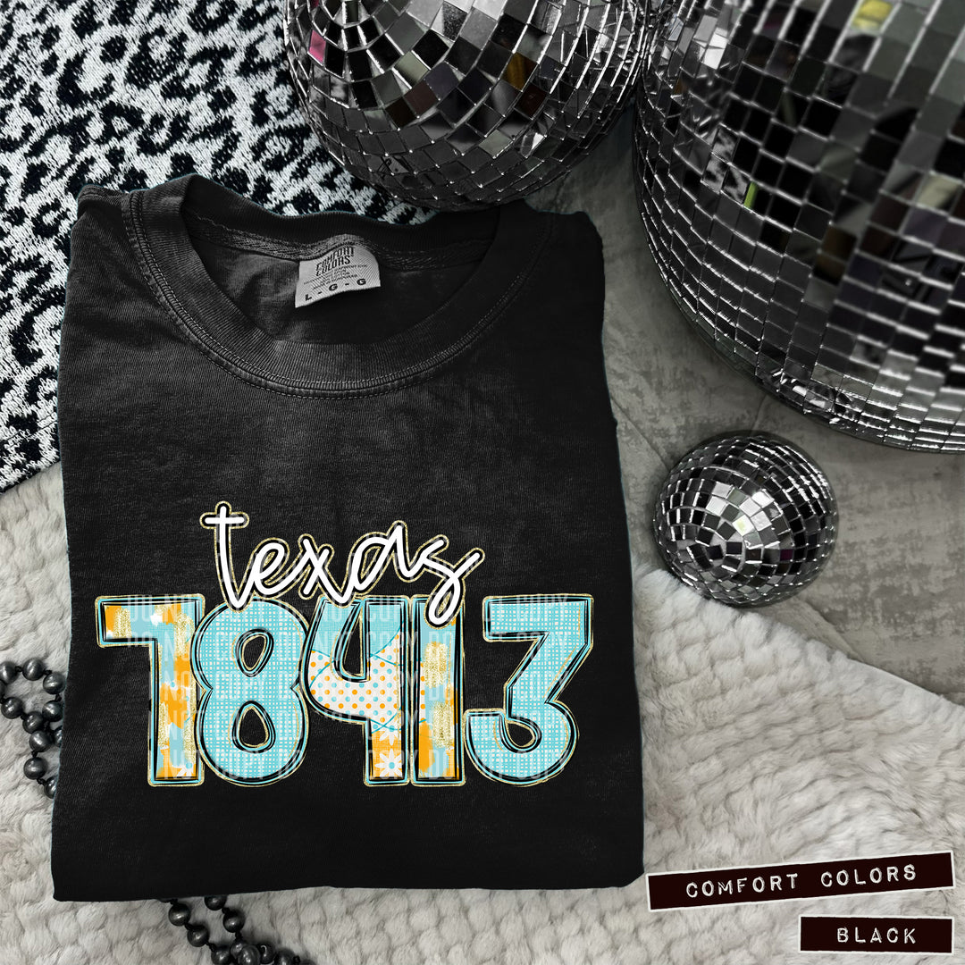 Dotted Daisy Zip Codes No Bows DTF Print