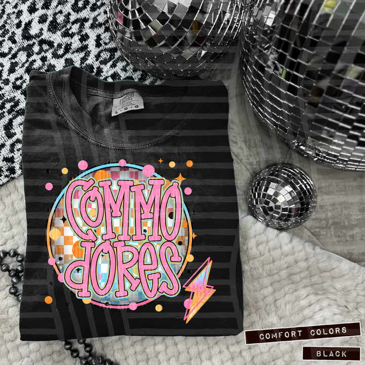 Neon Bright Circle DTF Print