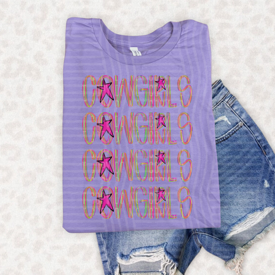 Brushstroke Quad DTF Print