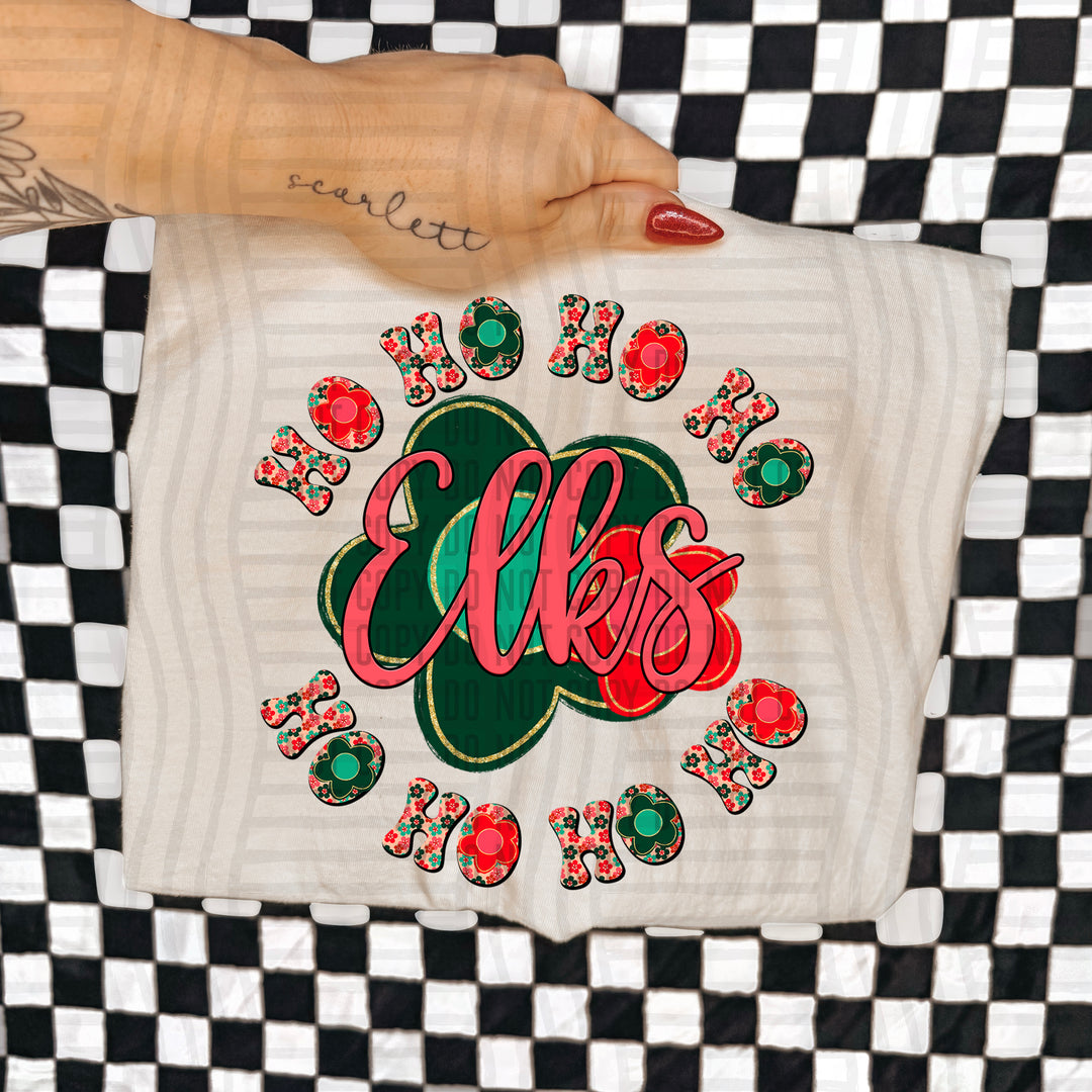 Retro Hohoho DTF Print