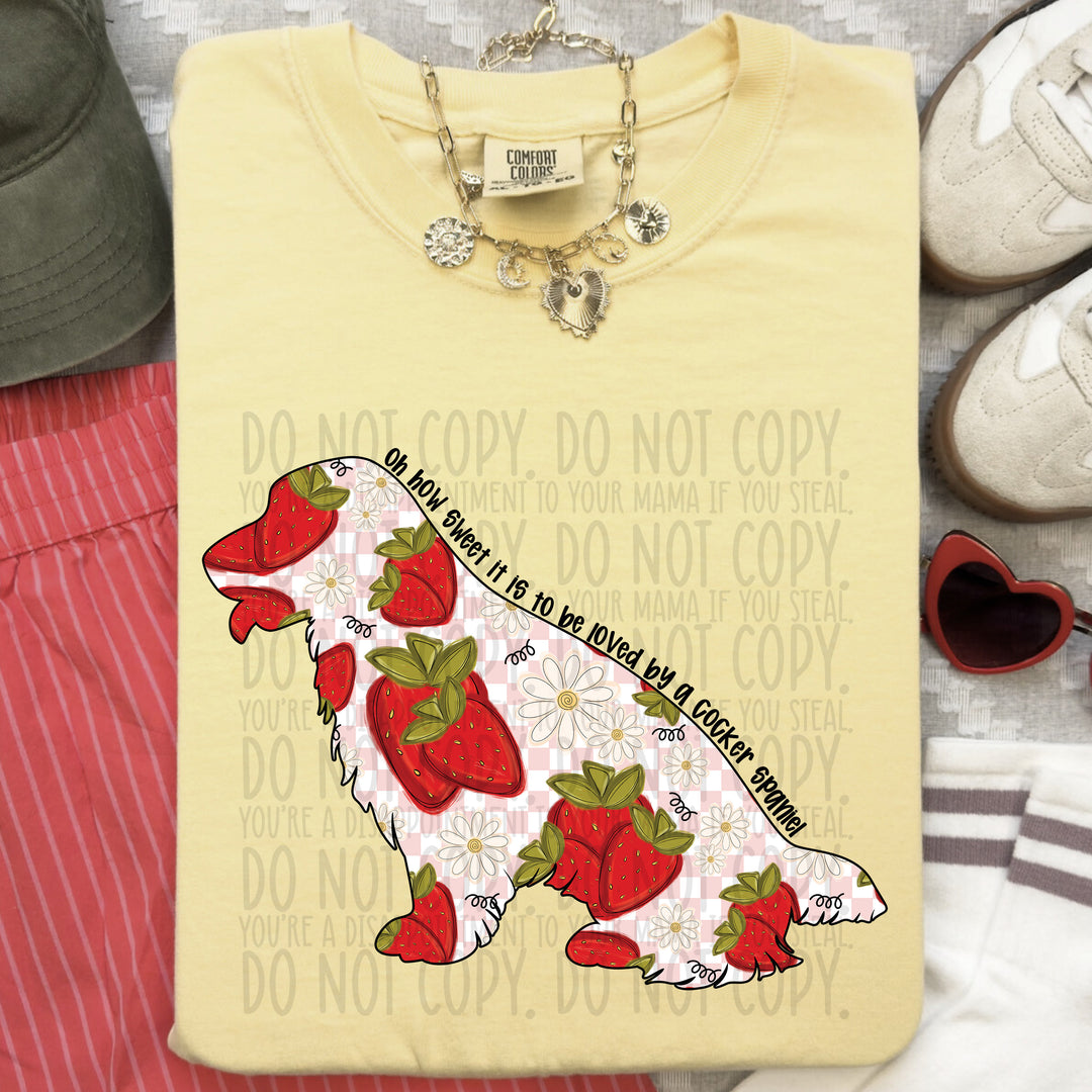 How Sweet Dog DTF Print