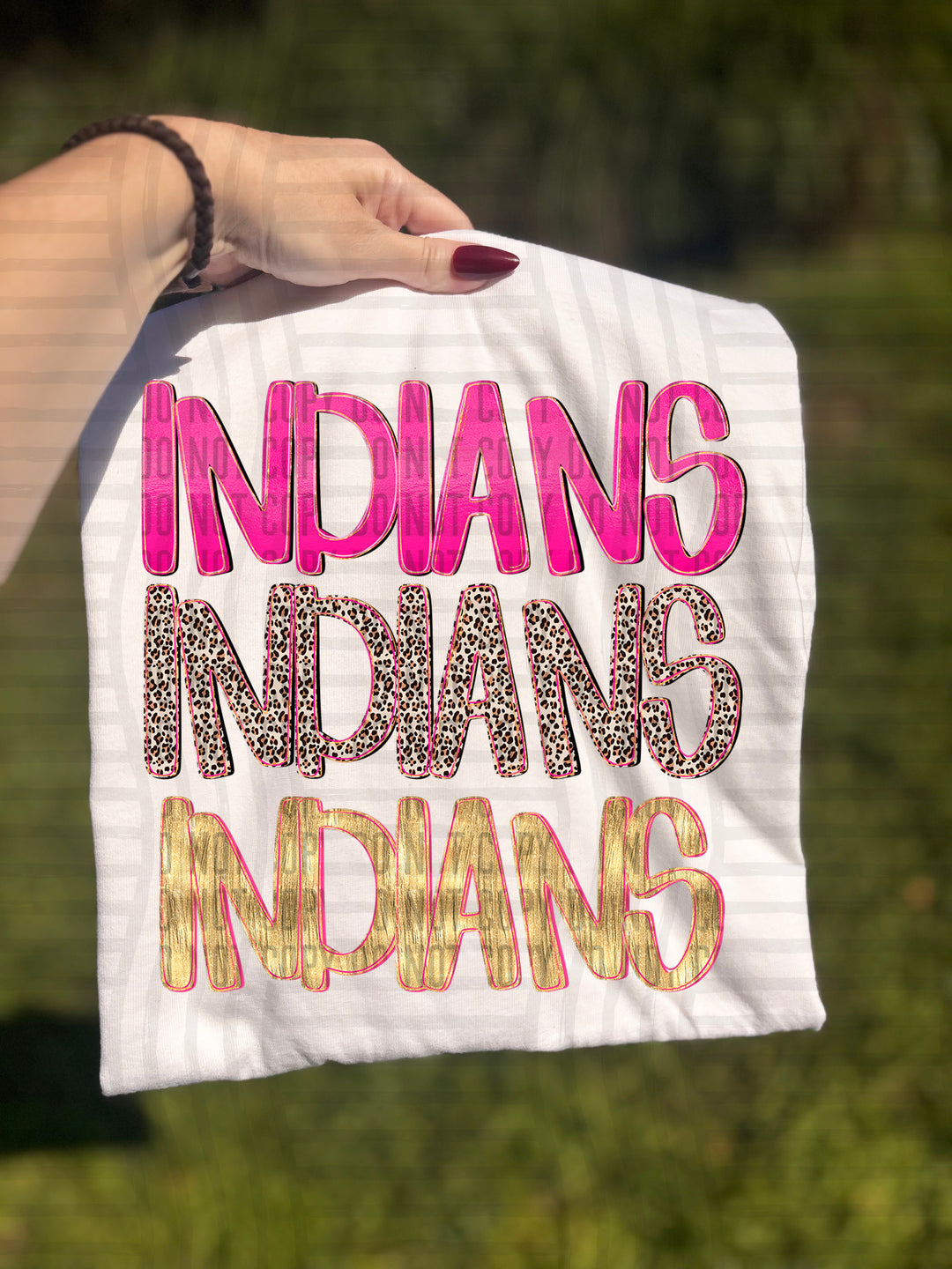 Pretty In Pink Triple Stacked DTF Print