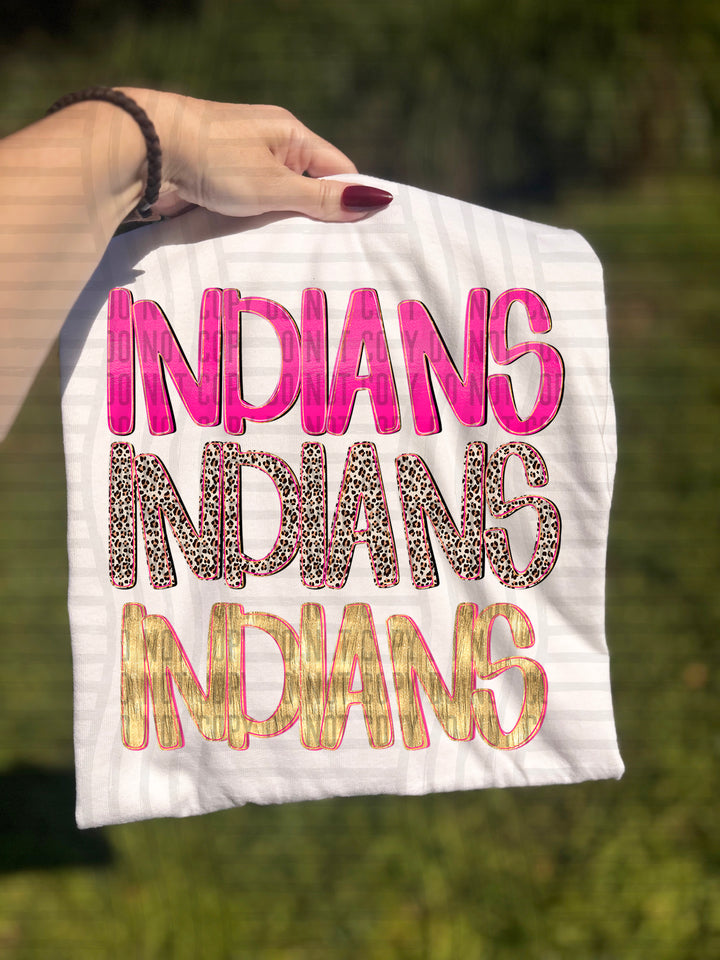 Pretty In Pink Triple Stacked DTF Print