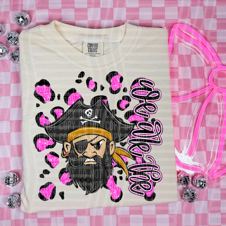 Preppy Leopard Mascot Heads DTF Print