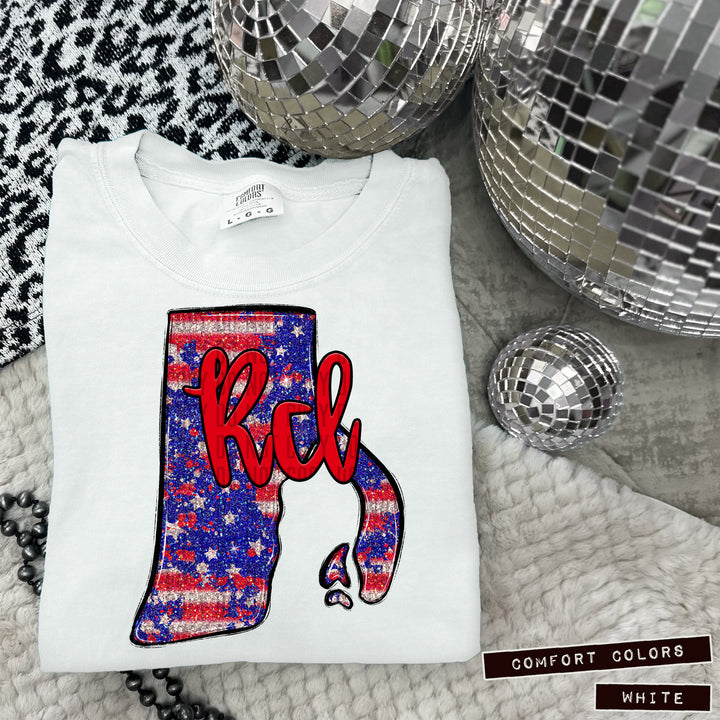 RWB States DTF Print