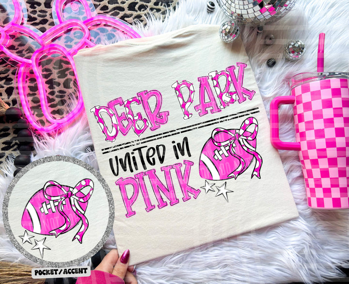 United In Pink Mascots DTF Print