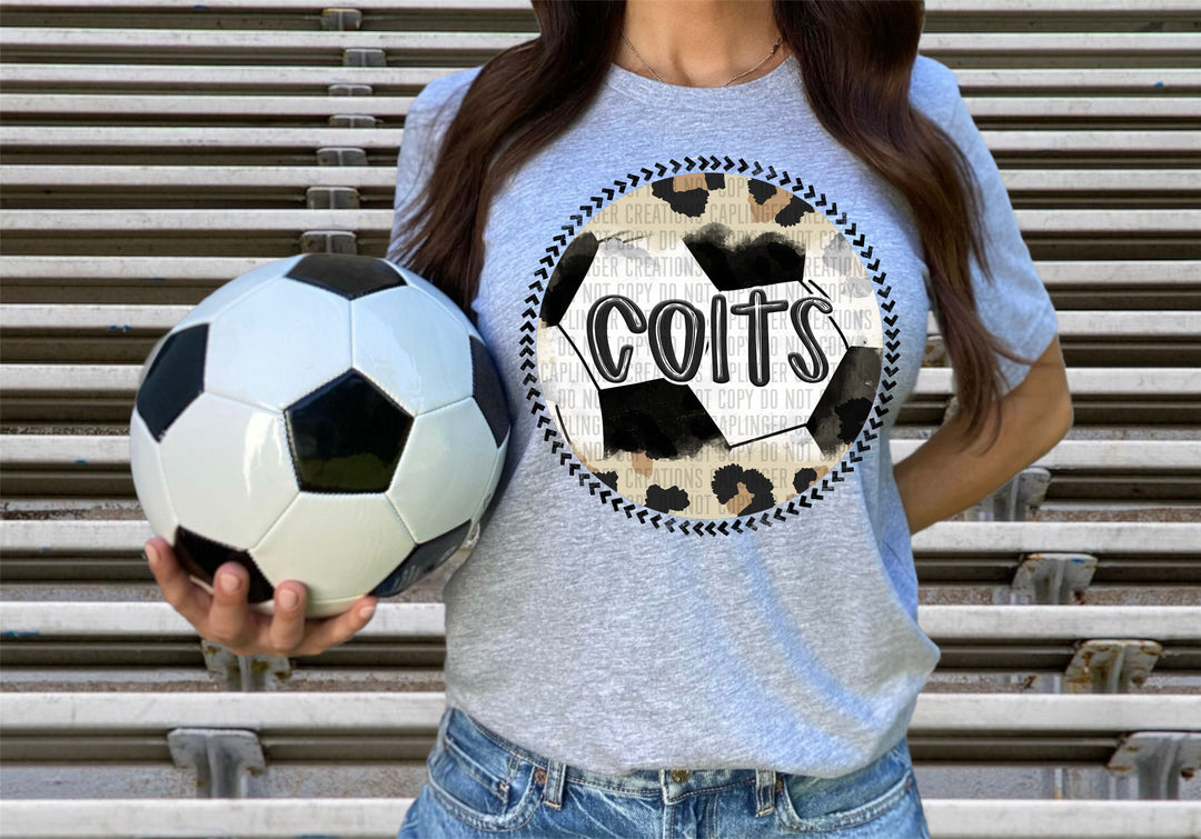 Soccer Background DTF Print