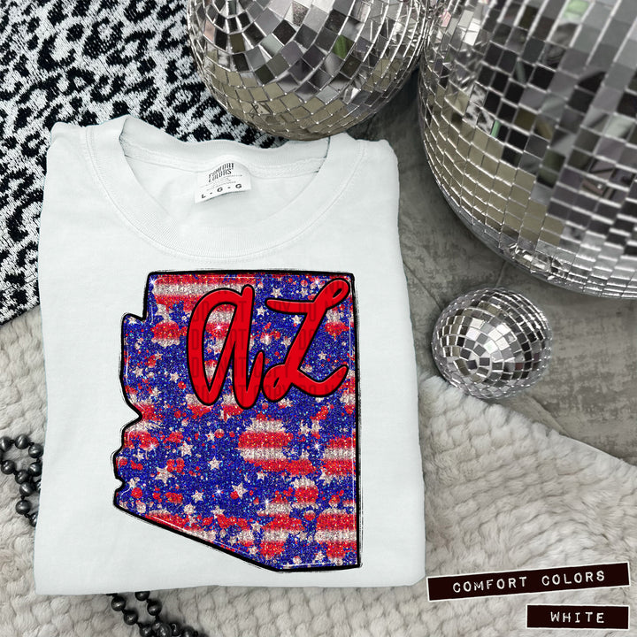 RWB States DTF Print