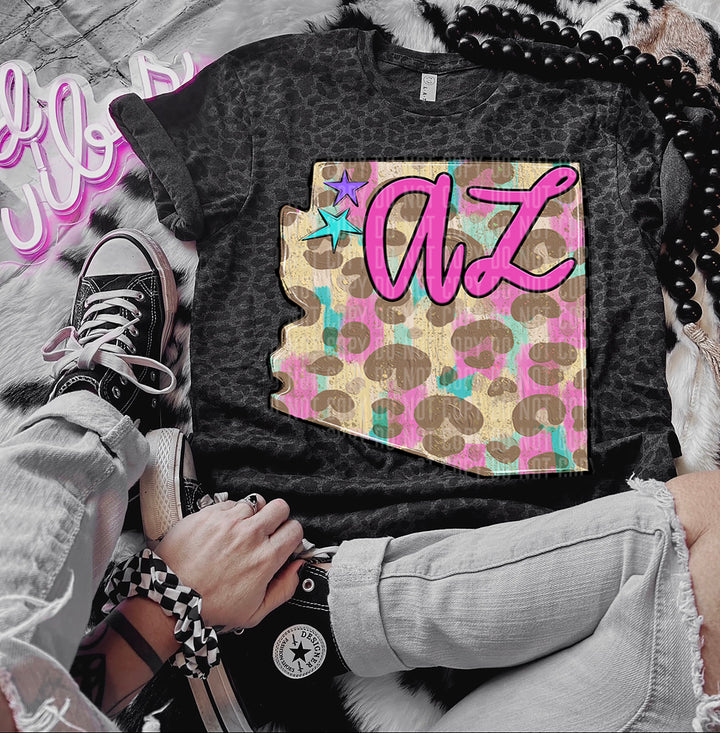 Preppy Bright States DTF Print