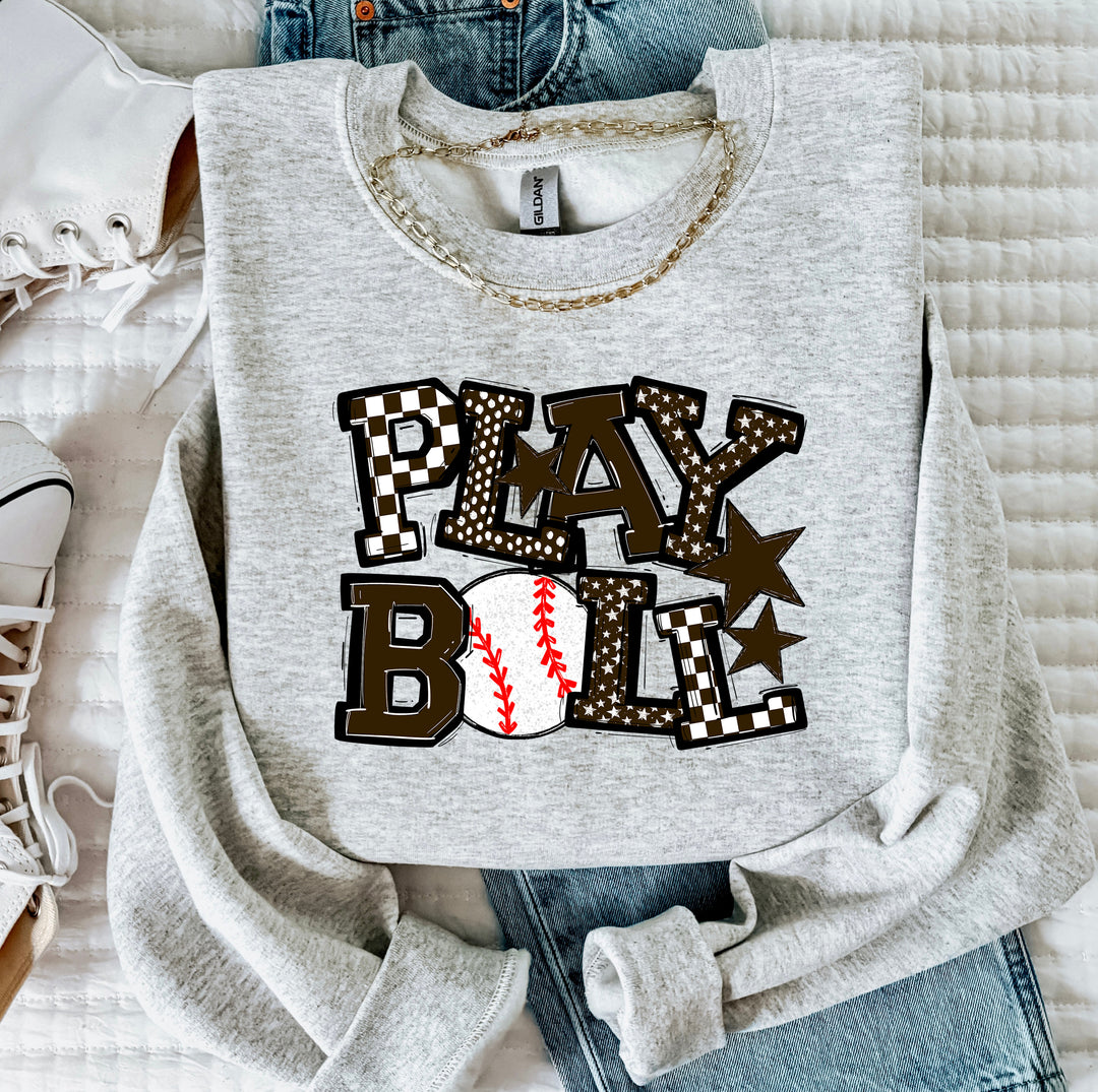 Play Ball Baseball DTF Print