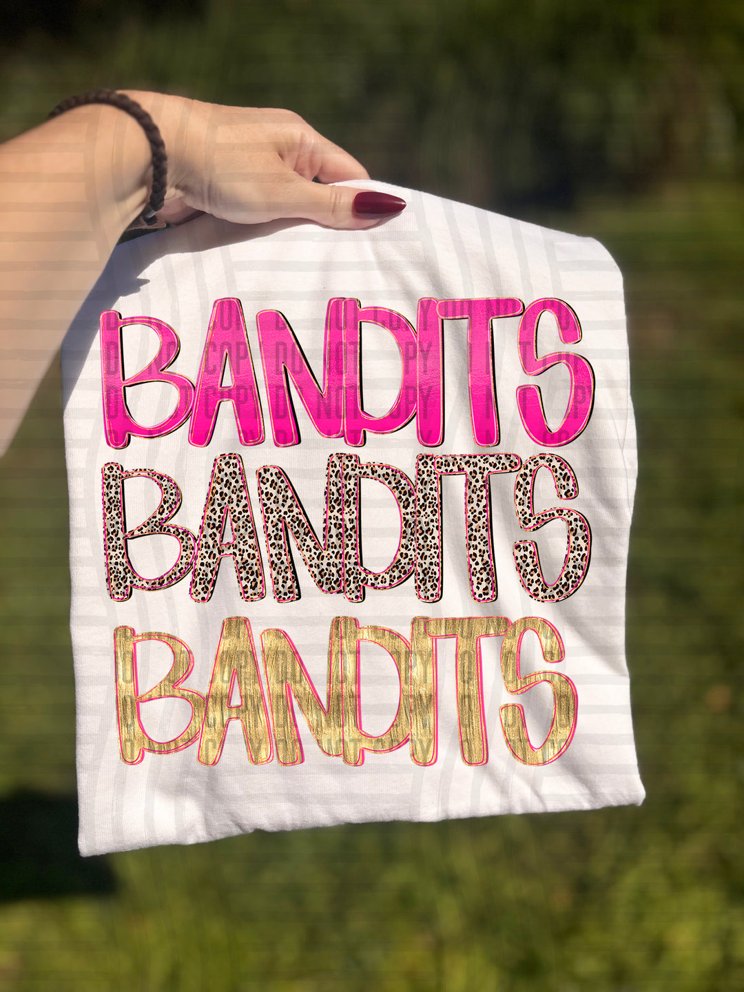 Pretty In Pink Triple Stacked DTF Print