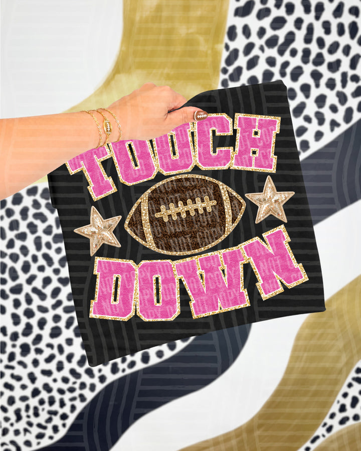 Touchdown Faux Chenille DTF Print