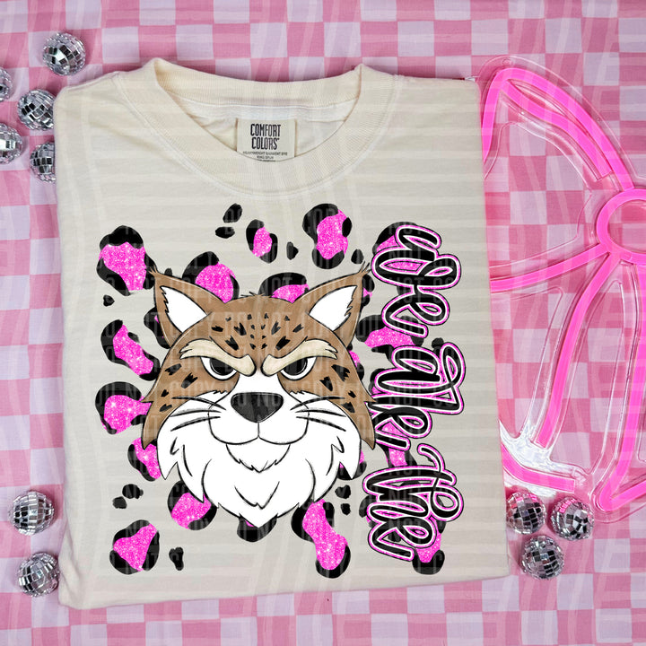 Preppy Leopard Mascot Heads DTF Print