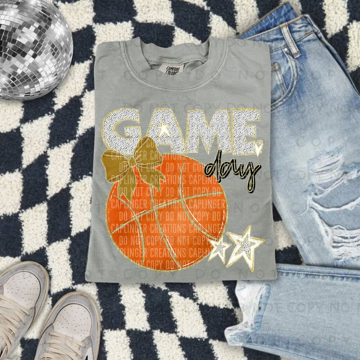 Game Day Basketball DTF Print