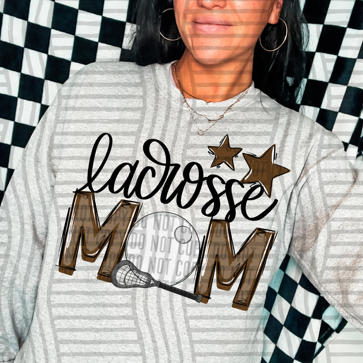 Sports Mom Lacrosse DTF Print
