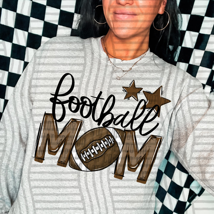 Sports Mom Football DTF Print