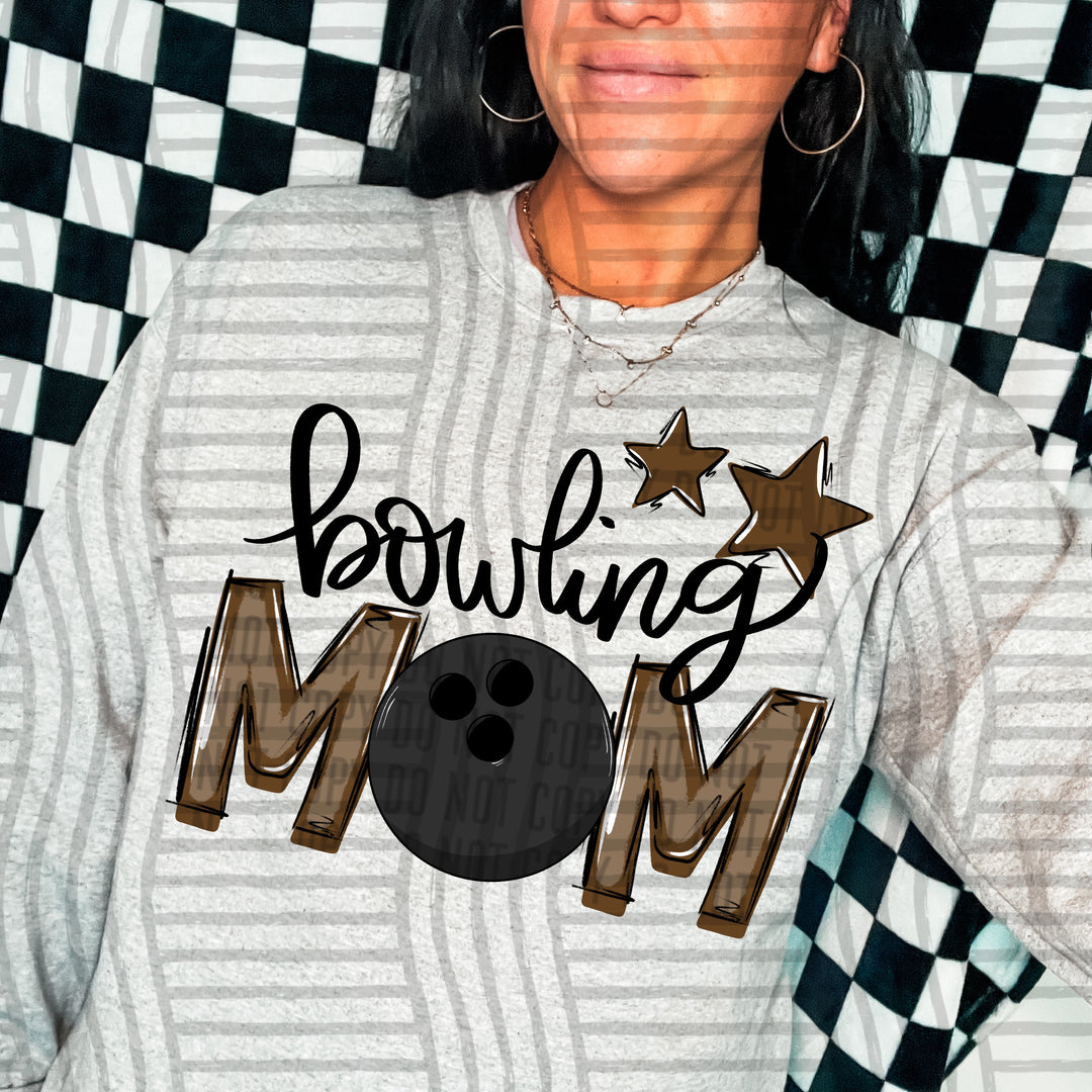 Sports Mom Bowling DTF Print