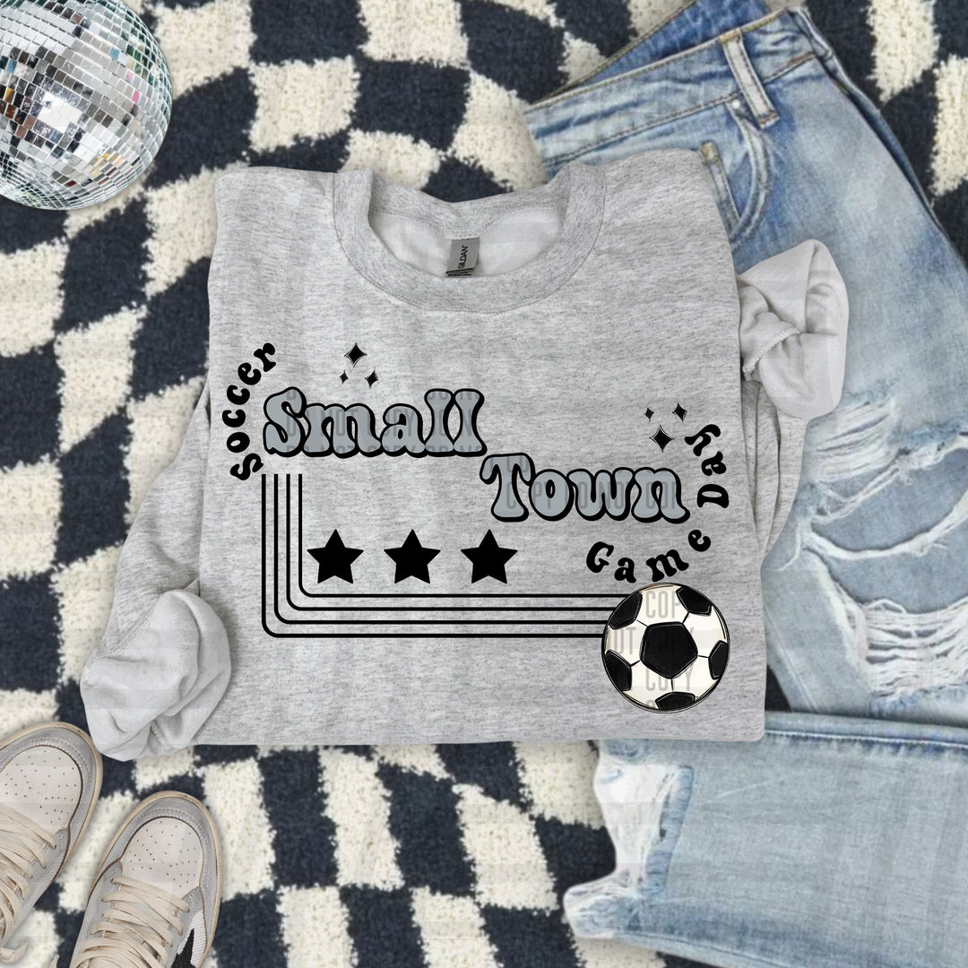 Small Town Soccer DTF Print