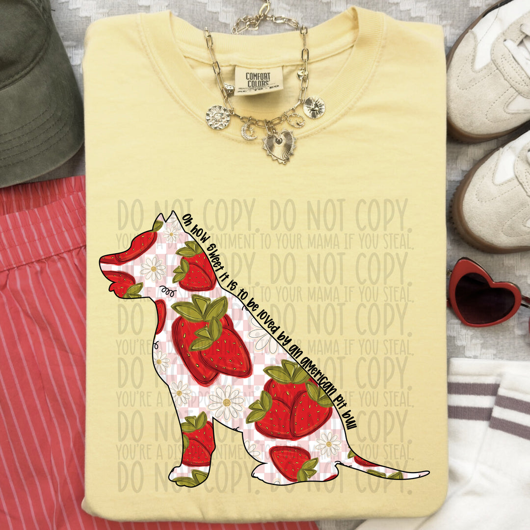 How Sweet Dog DTF Print