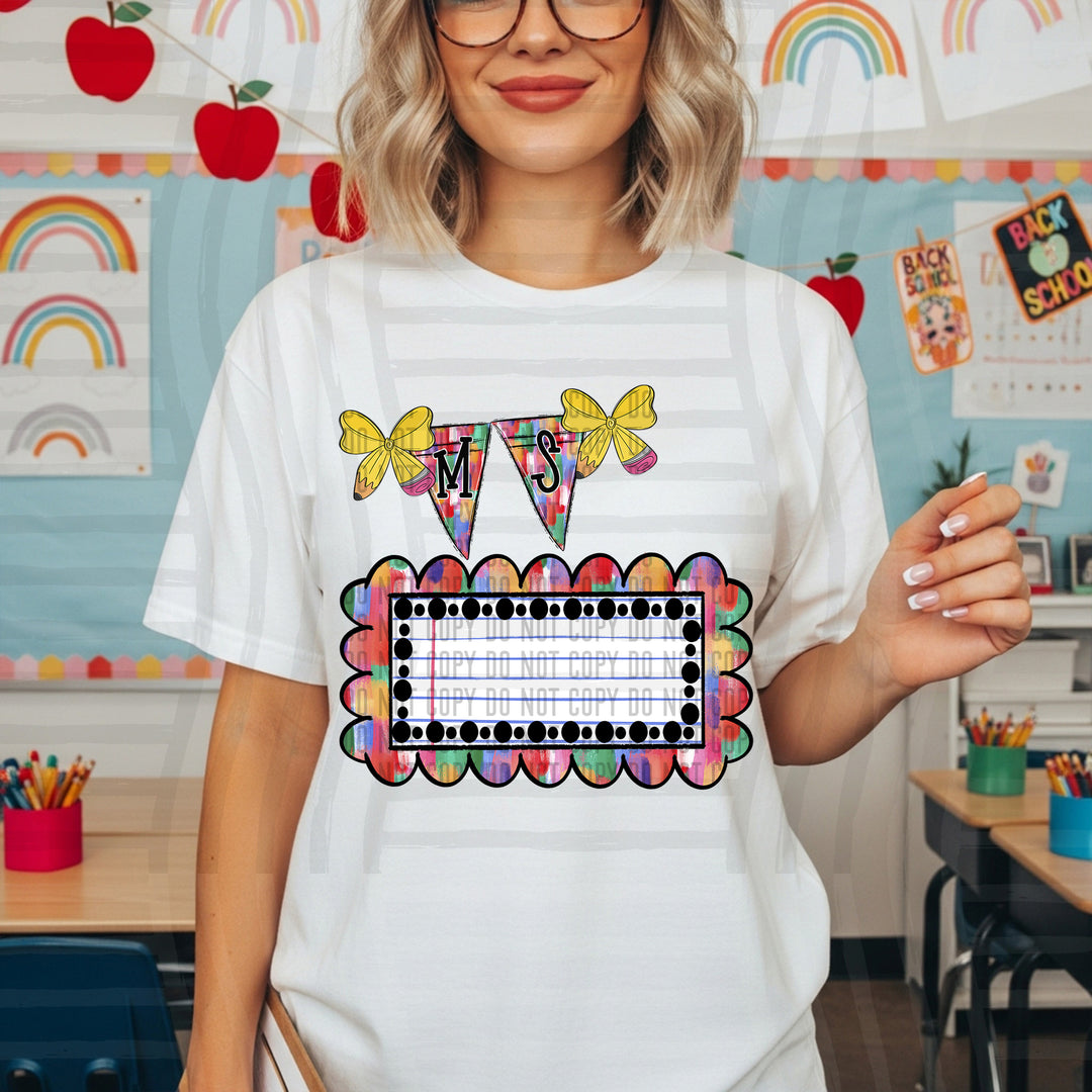 Teacher DTF Print
