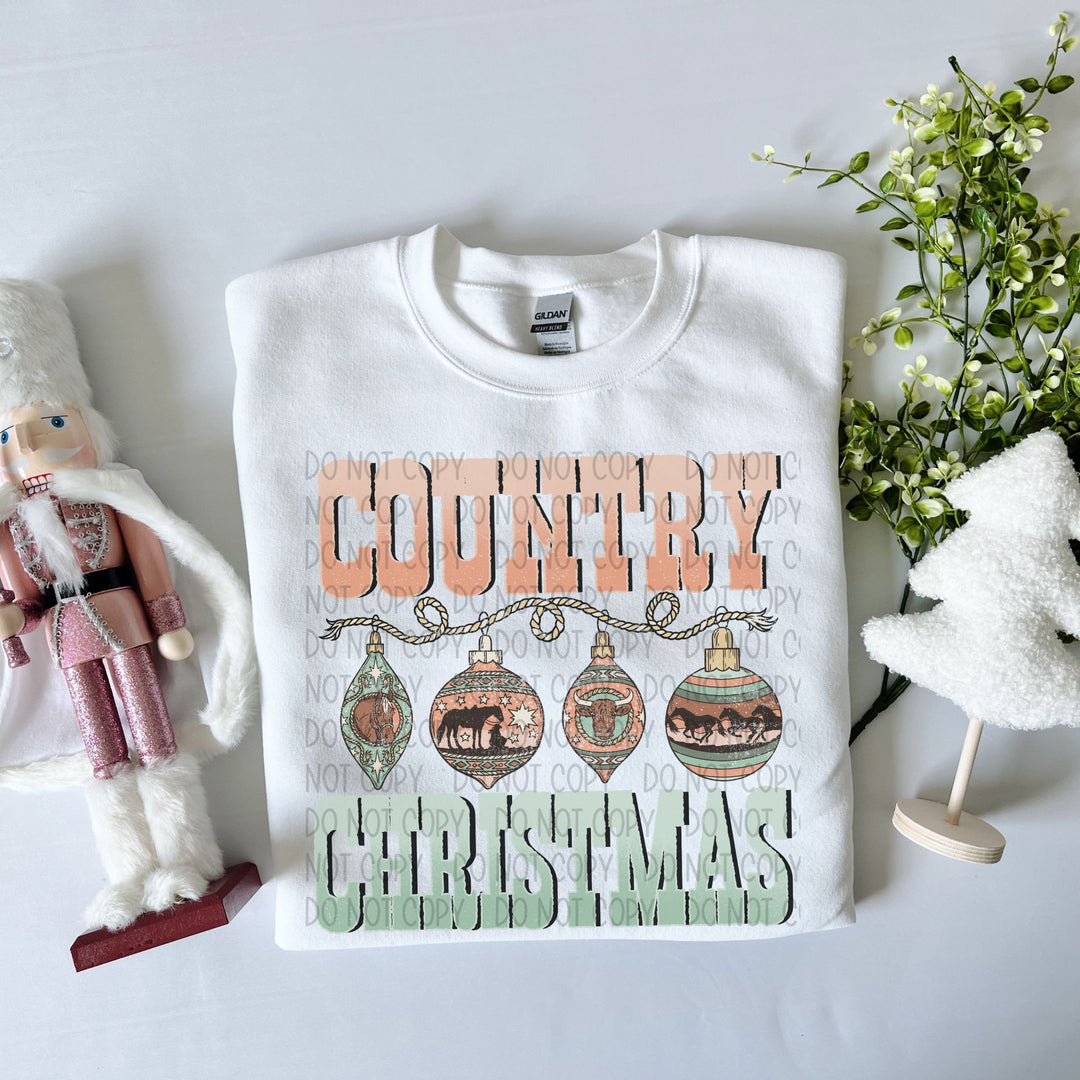 Country Christmas DTF Print