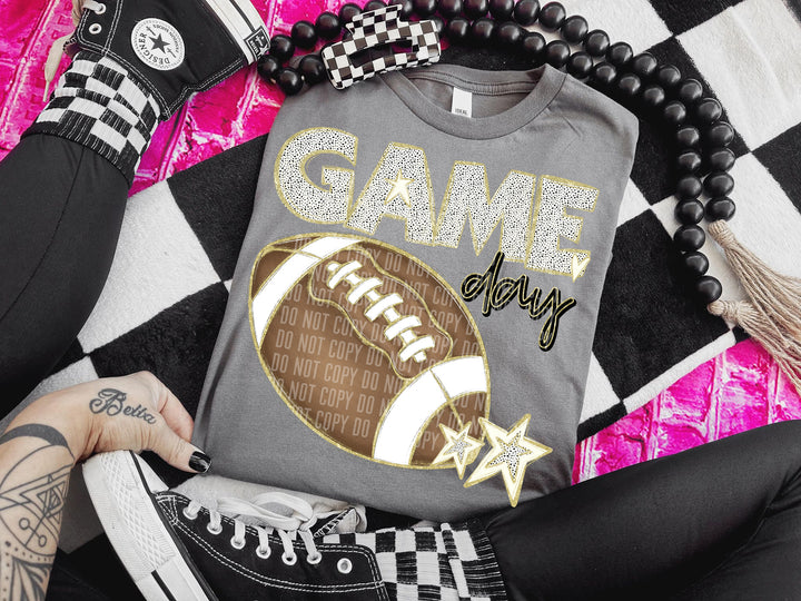 Game Day Sports Balls No Bows DTF Print
