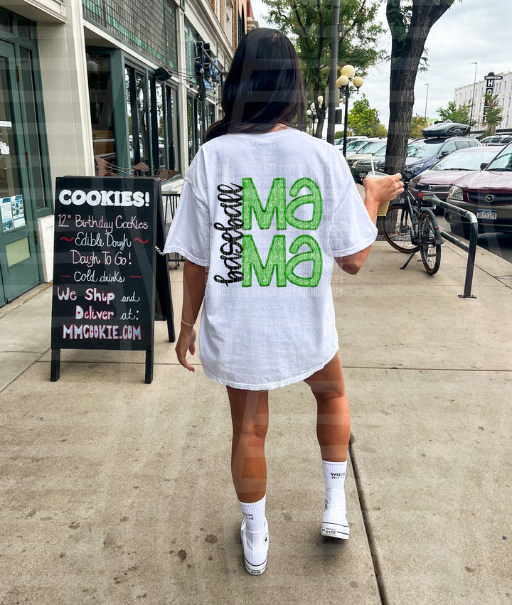 Sports Mama Baseball DTF Print